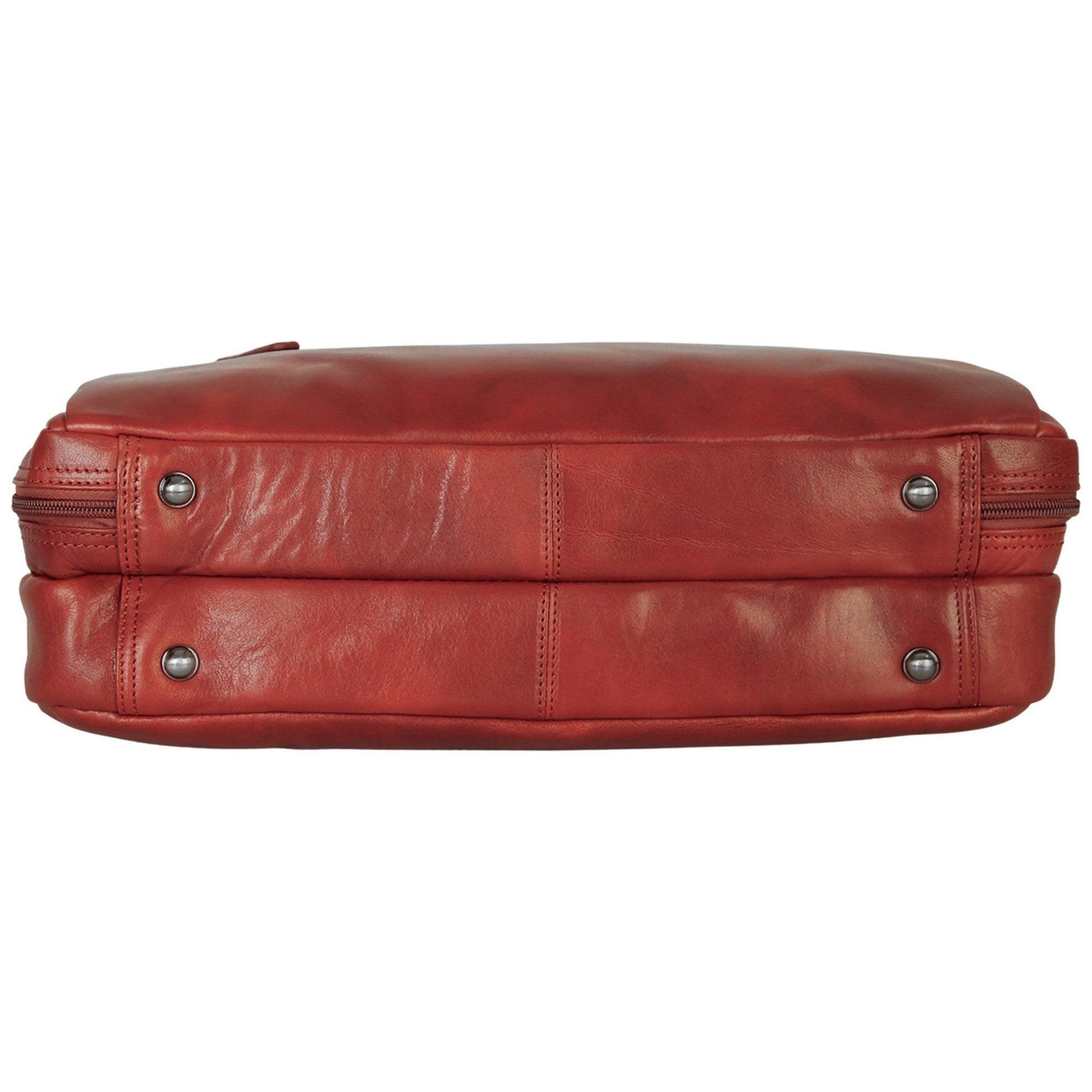 Mancini Briefcases Mancini Pelle D’oro Double Compartment 15.6” Laptop and Tablet Briefcase