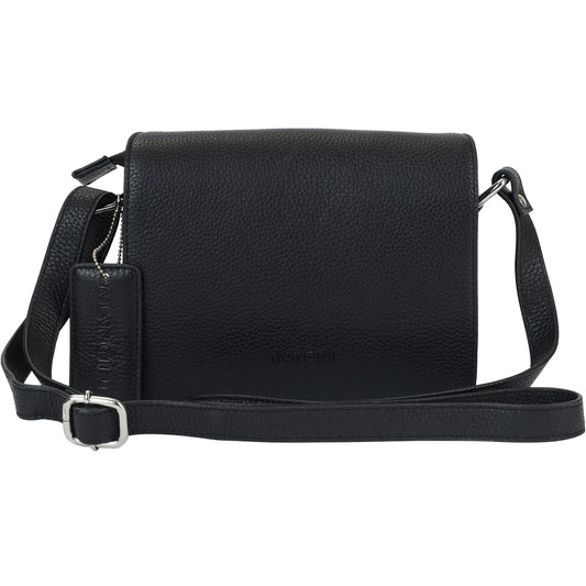 Mancini Cross-Body Bag Black Mancini Pebbled Connie Small Crossbody Handbag