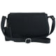 Mancini Cross-Body Bag Black Mancini Pebbled Isabella Crossbody Handbag