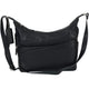 Mancini Cross-Body Bag Black Mancini Pebbled June Crossbody Handbag