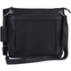 Mancini Cross-Body Bag Black Mancini Pebbled Trish Crossbody Handbag with Organizer