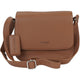 Mancini Cross-Body Bag Camel Mancini Pebbled Alison Crossbody Handbag