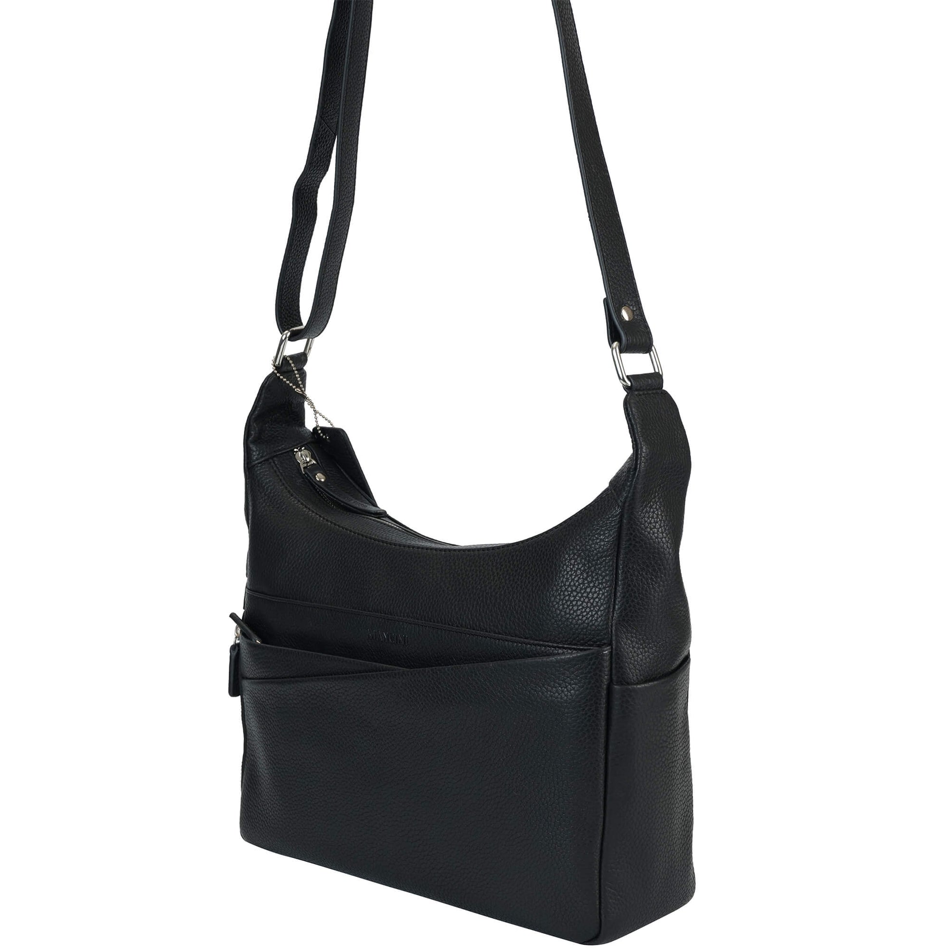 Mancini Cross-Body Bag Mancini Pebbled June Crossbody Handbag