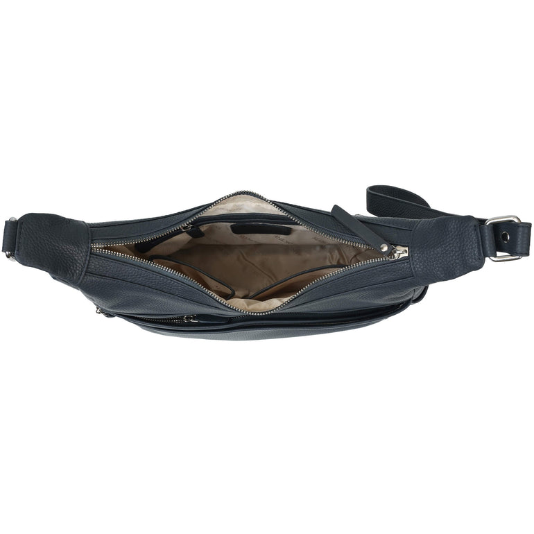 Mancini Cross-Body Bag Mancini Pebbled June Crossbody Handbag