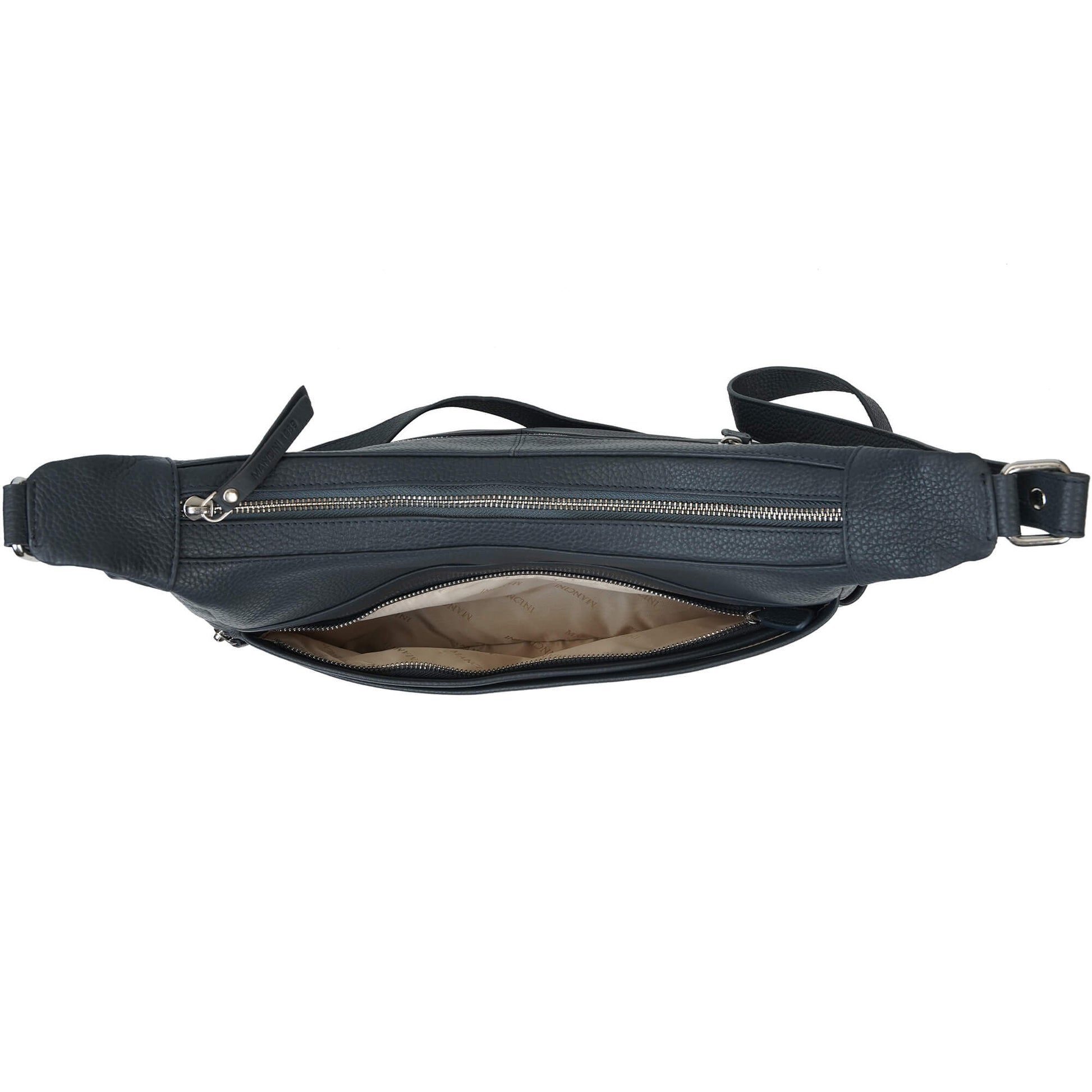 Mancini Cross-Body Bag Mancini Pebbled June Crossbody Handbag