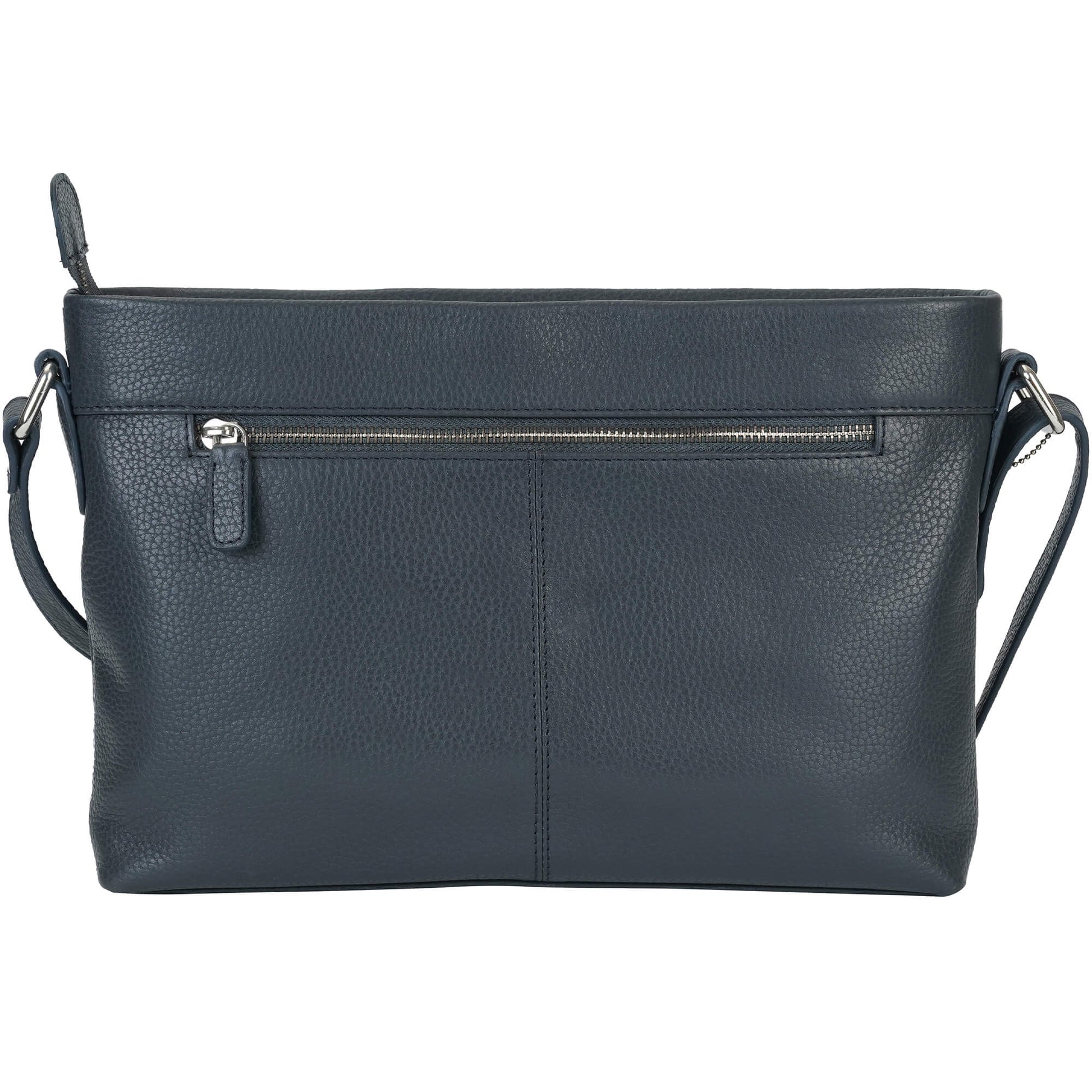 Mancini Cross-Body Bag Mancini Pebbled Loretta Crossbody Handbag with Organizer