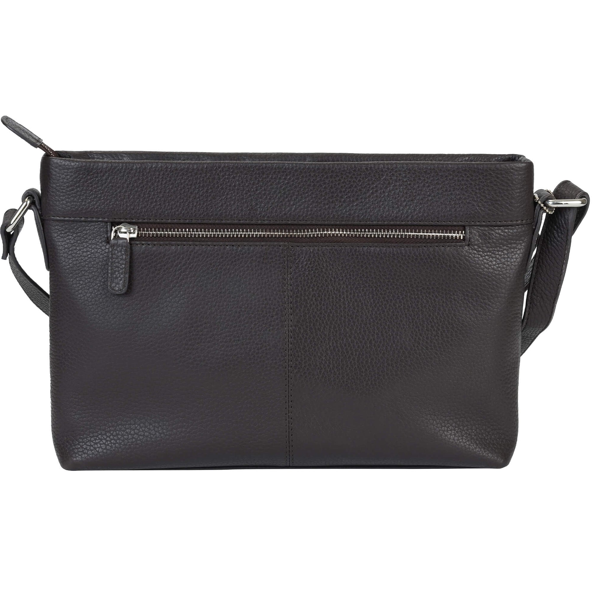 Mancini Cross-Body Bag Mancini Pebbled Loretta Crossbody Handbag with Organizer