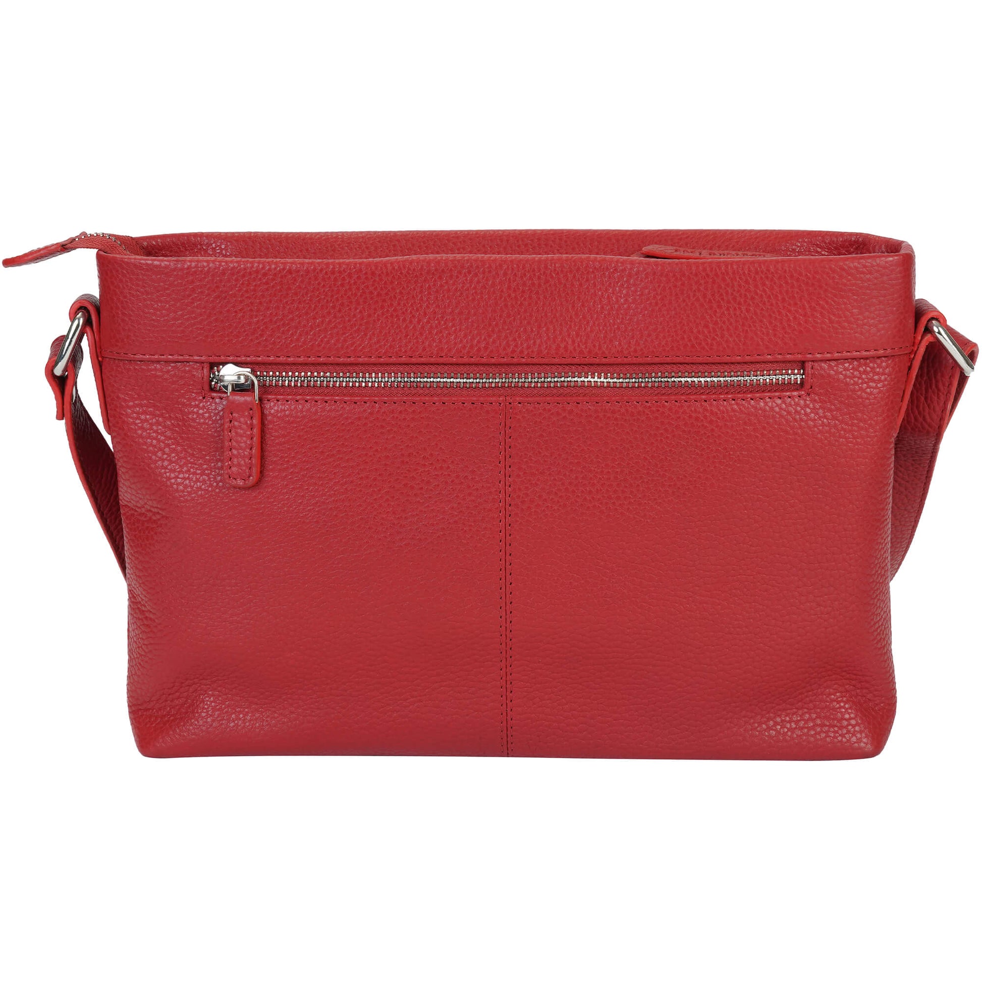 Mancini Cross-Body Bag Mancini Pebbled Loretta Crossbody Handbag with Organizer