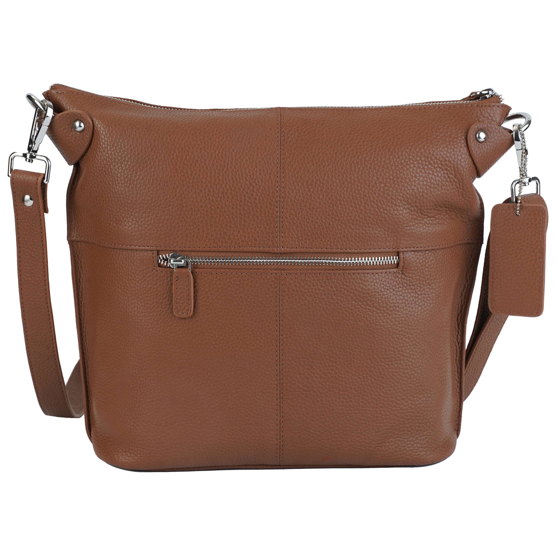 Mancini Cross-Body Bag Mancini Pebbled Susan Crossbody Hobo