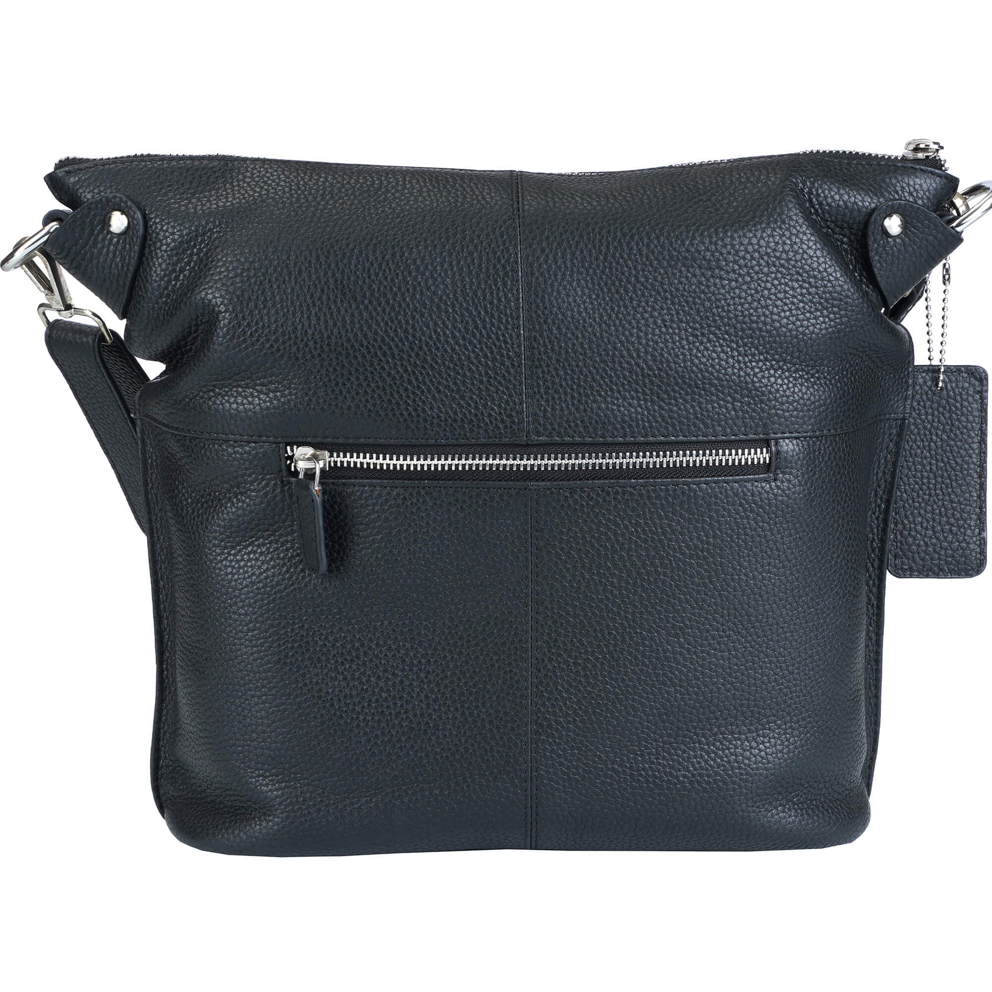 Mancini Cross-Body Bag Mancini Pebbled Susan Crossbody Hobo