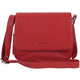 Mancini Cross-Body Bag Red Mancini Pebbled Alison Crossbody Handbag