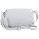 Mancini Cross-Body Bag White Mancini Pebbled Isabella Crossbody Handbag