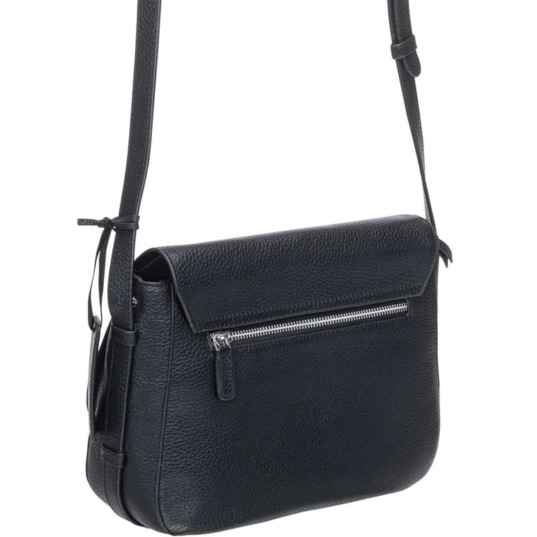 Mancini Handbags Mancini Pebbled Amy Leather Crossbody bag