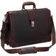 Mancini Laptop Briefcases Brown Mancini Buffalo Luxurious Litigator Briefcase Pocket for 17.3” Laptop