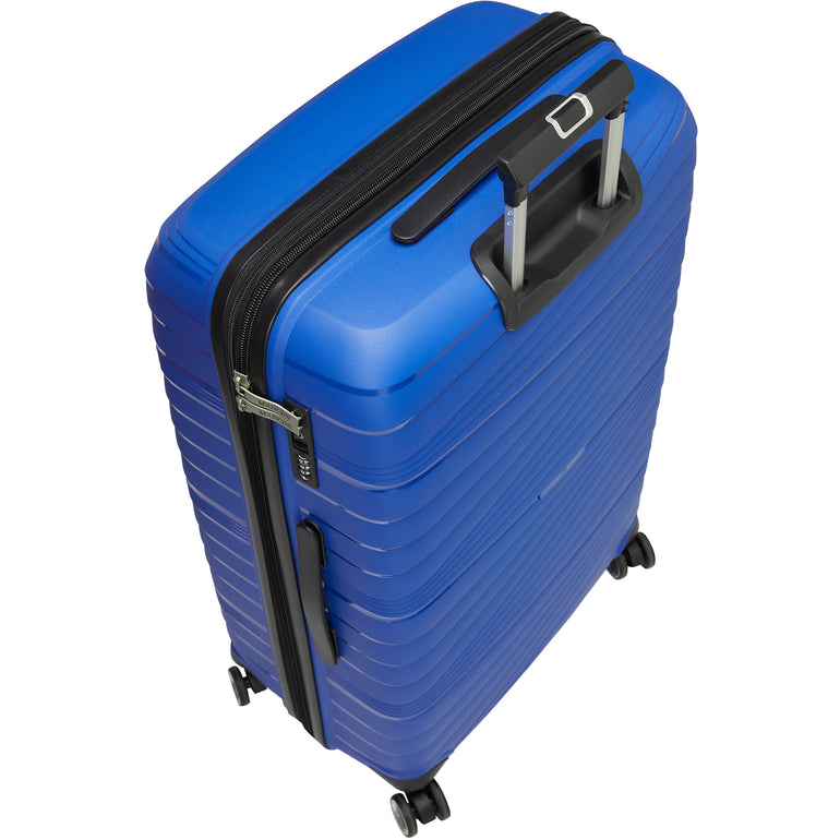 Mancini Luggage Mancini Bermuda Collection Polypropylene Spinner Luggage 2-Piece Set (Carry-On & Large)