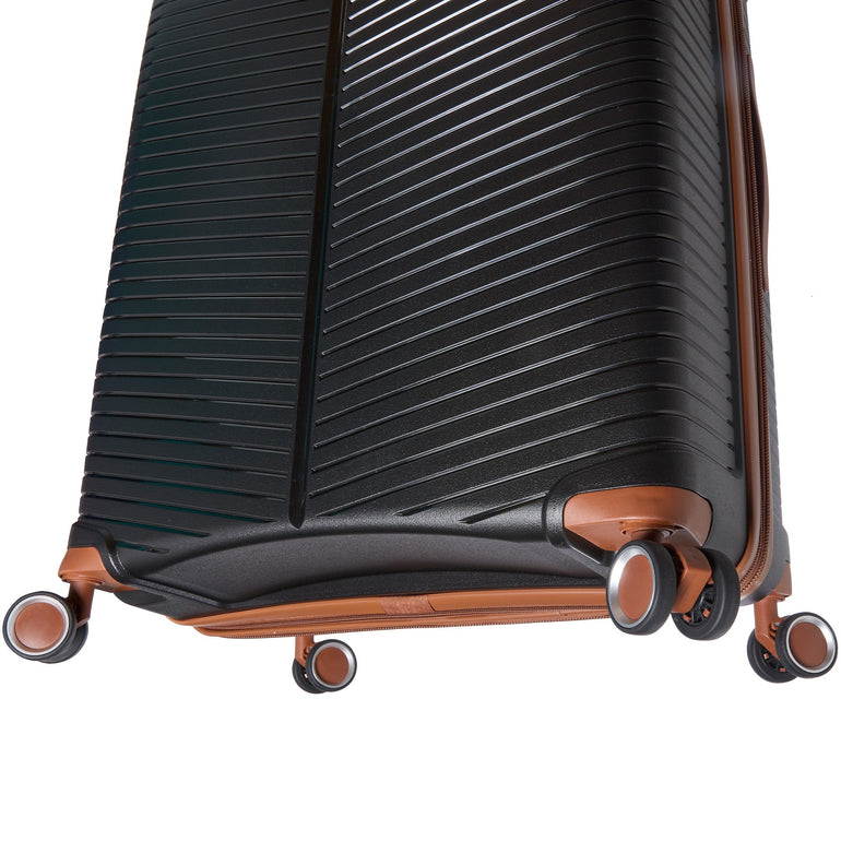 Mancini Luggage Mancini St. Lucia Collection Polypropylene Spinner Luggage 2-Piece Set (Carry-On & Large)