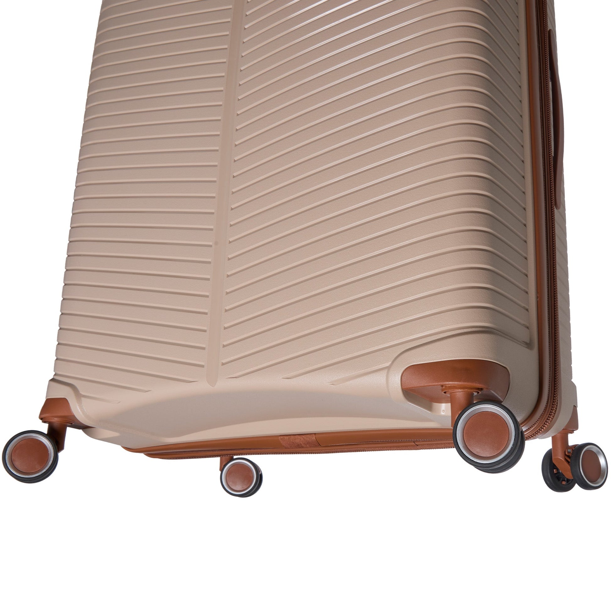 Mancini Luggage Mancini St. Lucia Collection Polypropylene Spinner Luggage 2-Piece Set (Carry-On & Large)