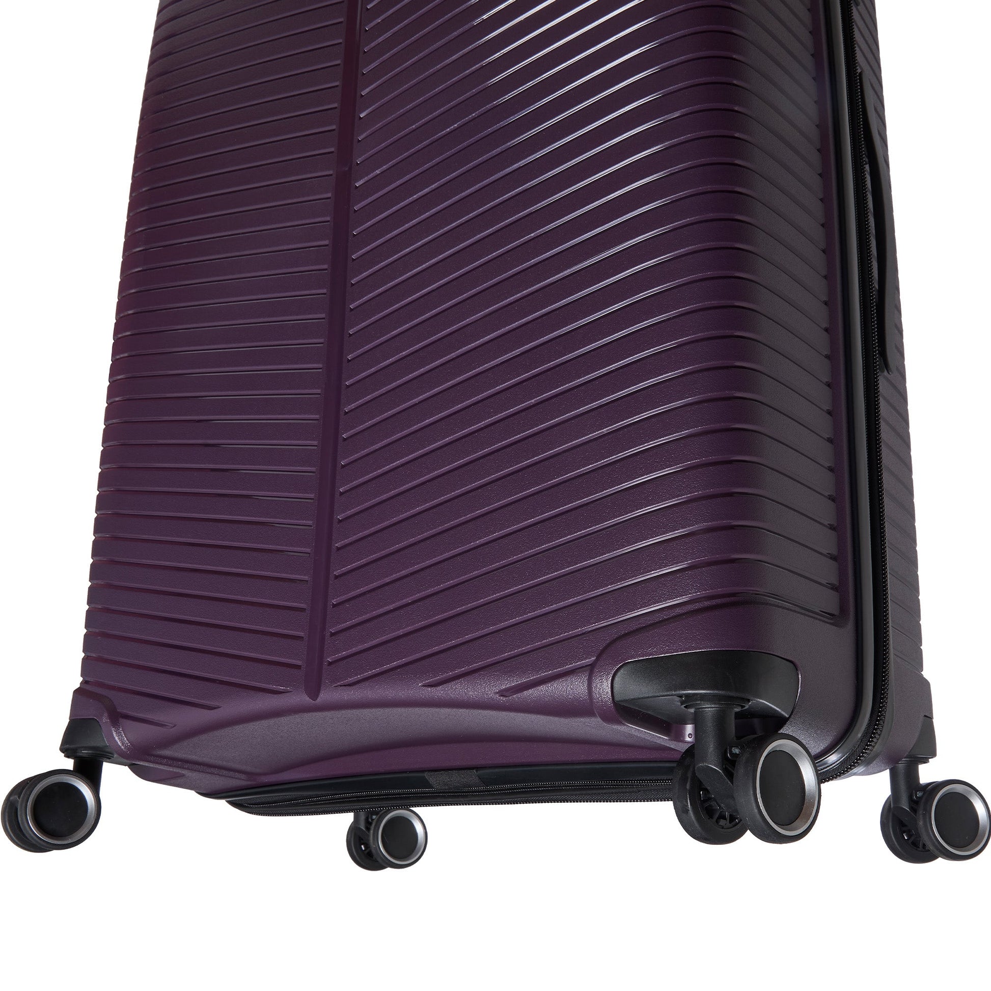 Mancini Luggage Mancini St. Lucia Collection Polypropylene Spinner Luggage 2-Piece Set (Carry-On & Large)