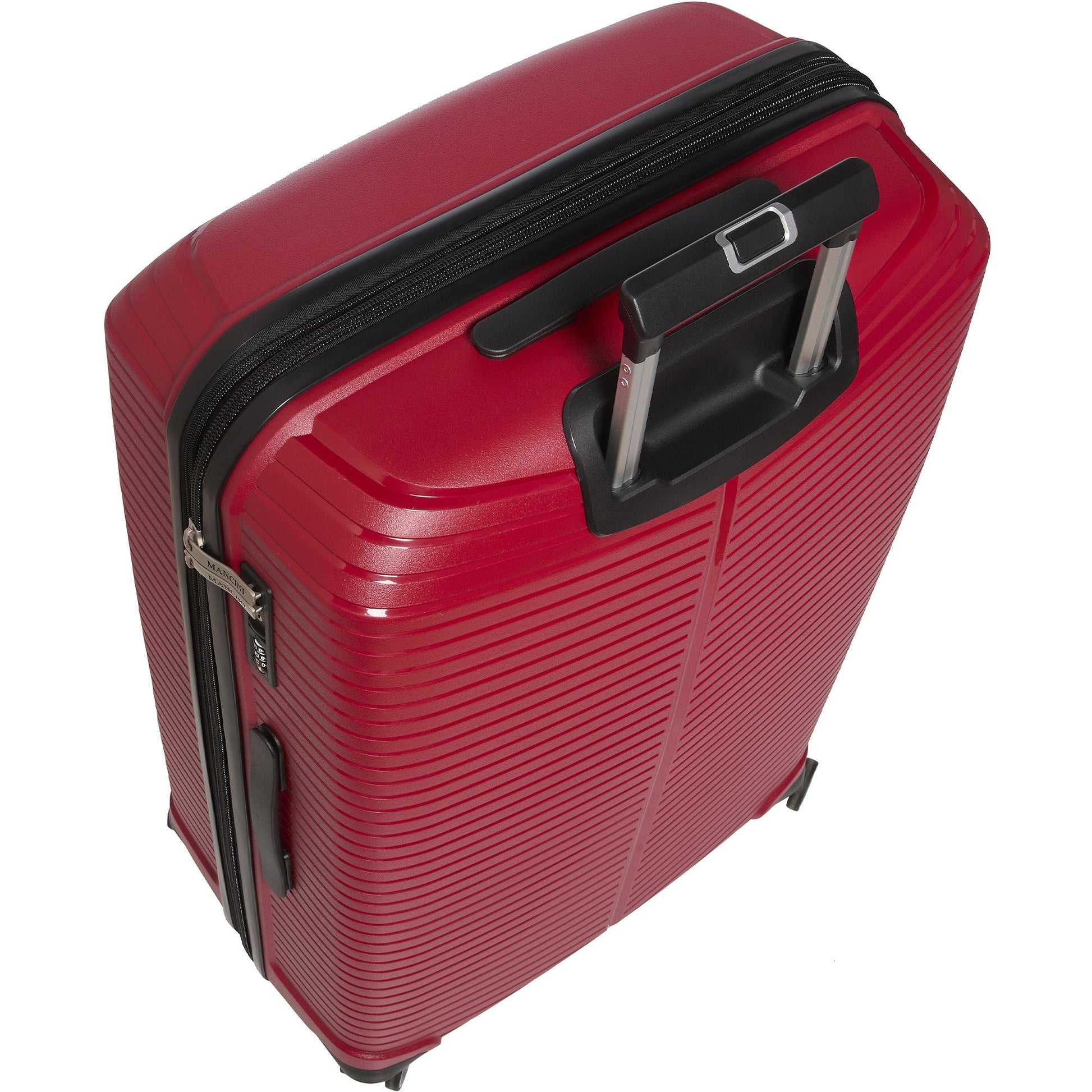 Mancini Luggage Mancini St. Lucia Collection Polypropylene Spinner Luggage 2-Piece Set (Carry-On & Large)