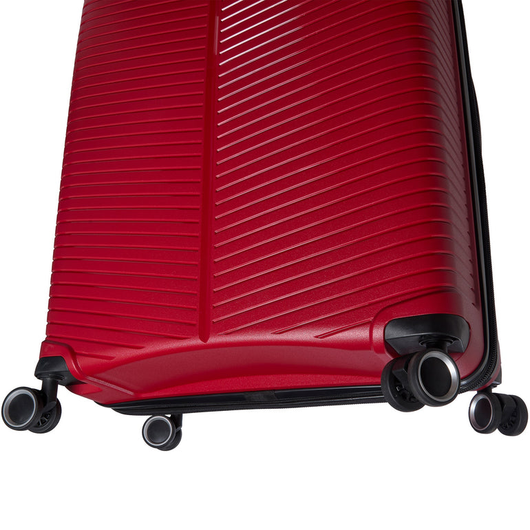 Mancini Luggage Mancini St. Lucia Collection Polypropylene Spinner Luggage 2-Piece Set (Carry-On & Large)