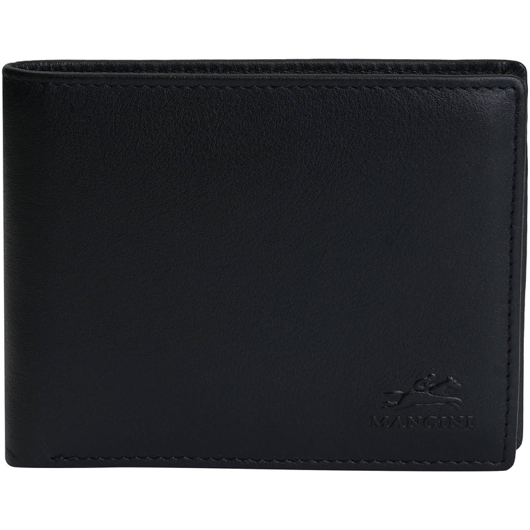 Mancini Wallets Black Mancini Sonoma RFID Secure Billfold