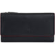 Mancini Wallets Black Mancini Sonoma Women’s Medium Clutch Wallet with Enhanced RFID Protection
