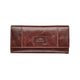 Mancini Wallets Brown Mancini CASABLANCA Ladies’ RFID Secure Trifold Wallet