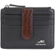 Mancini Wallets Brown Mancini Croco2 Women’s Card Case with Enhanced RFID Protection