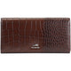 Mancini Wallets Brown Mancini Croco2 Women’s Trifold Wallet with Enhanced RFID Security