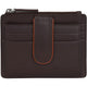 Mancini Wallets Brown Mancini Sonoma Women’s Card Case with Enhanced RFID Protection