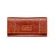 Mancini Wallets Cognac Mancini CASABLANCA Ladies’ RFID Secure Trifold Wallet