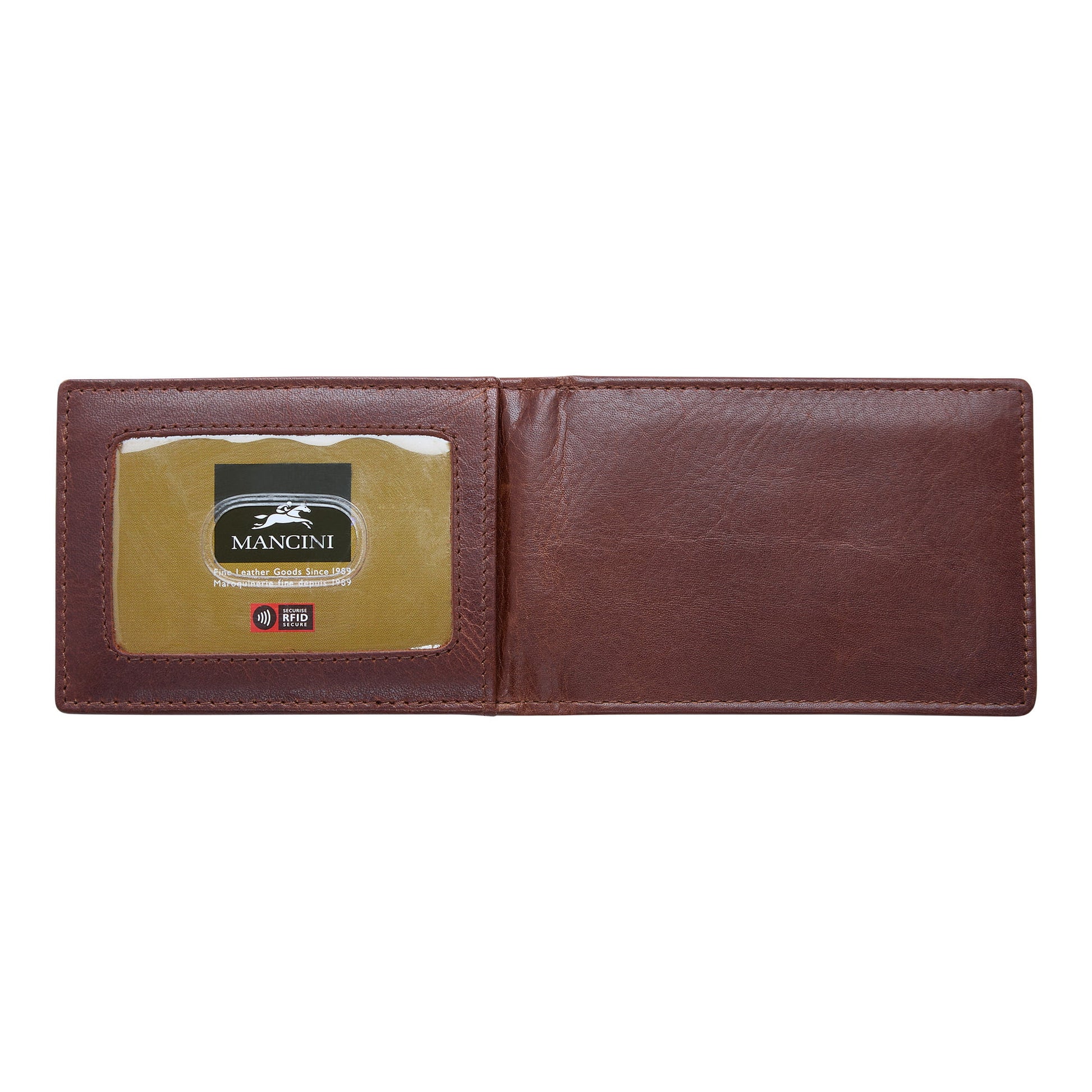 Mancini Wallets Mancini BOULDER Men's RFID Secure Wallet with Removable Passcase and Coin Pocket