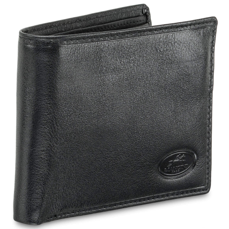 Mancini Wallets Mancini EQUESTRIAN-2 Men’s RFID Secure Center Wing Wallet with Coin Pocket