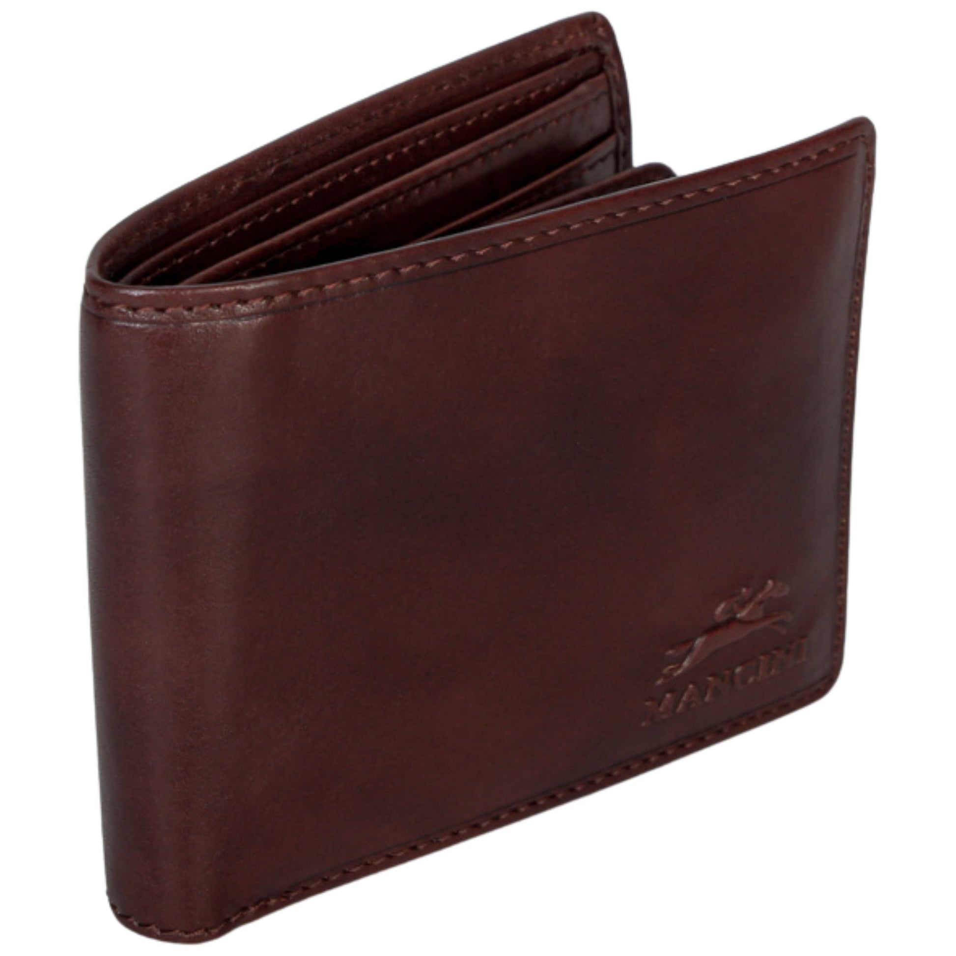 Mancini Wallets Mancini Pelle D’oro RFID Secure Center Wing Billfold