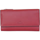 Mancini Wallets Red Mancini Sonoma Women’s Medium Clutch Wallet with Enhanced RFID Protection