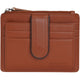 Mancini Wallets Tan Mancini Sonoma Women’s Card Case with Enhanced RFID Protection