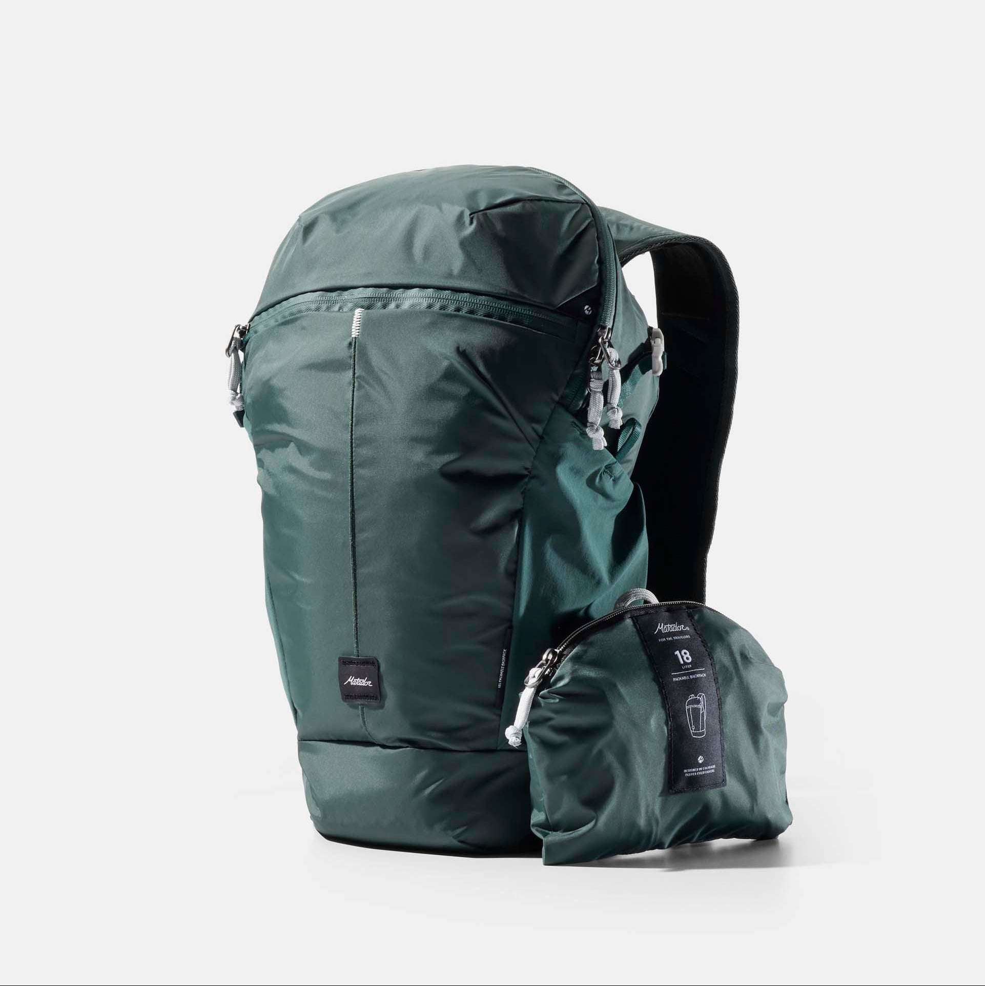 Matador Backpacks Juniper Matador 18L Packable Backpack - Packed
