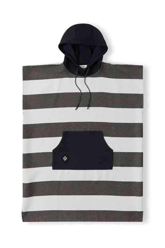 Nomadix Changing Poncho - Stripes Noll Black