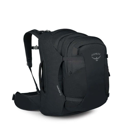 Osprey Backpacks Black Osprey Fairview 55 Extended Fit Travel Pack