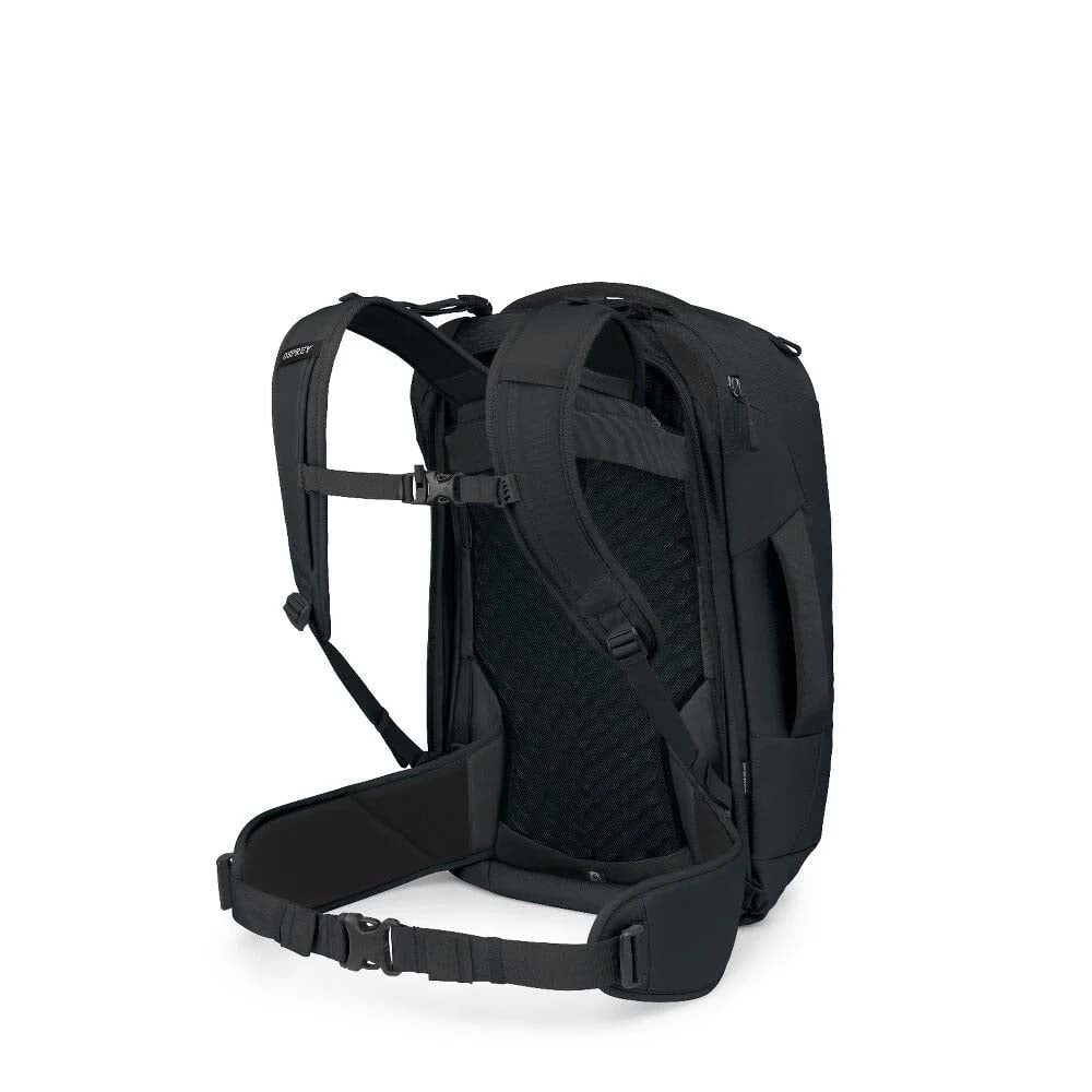 Osprey Backpacks Black Osprey Farpoint 40 Extended Fit Travel Pack
