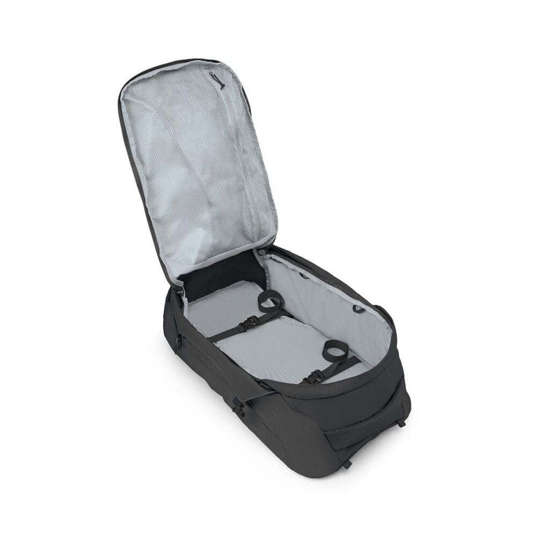 Osprey Backpacks Black Osprey Farpoint 55 Extended Fit Travel Pack
