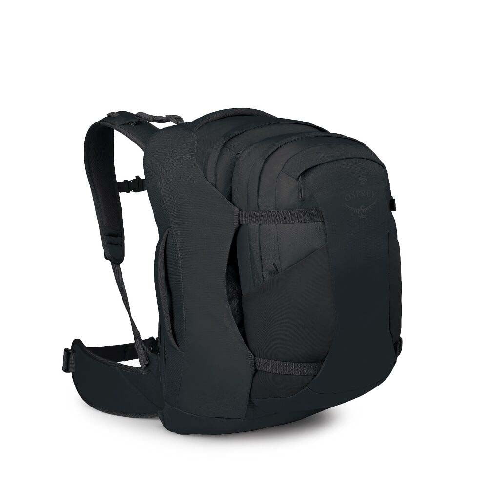 Osprey Backpacks Black Osprey Farpoint 55 Extended Fit Travel Pack
