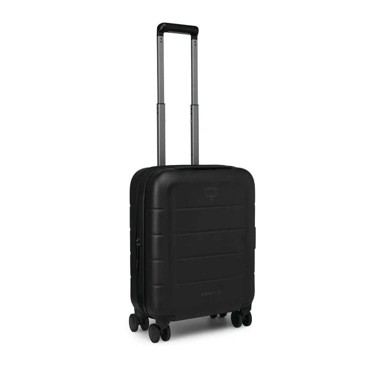 Osprey Luggage Black Osprey Ozone Expandable Hardside 4-Wheel Carry-On Luggage