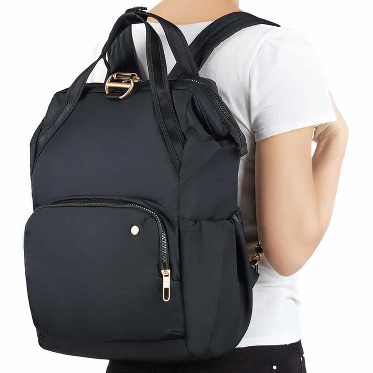 Pacsafe Backpacks Black Gold Pacsafe Citysafe CX Anti-Theft Backpack (RFID Blocking) - Black Gold