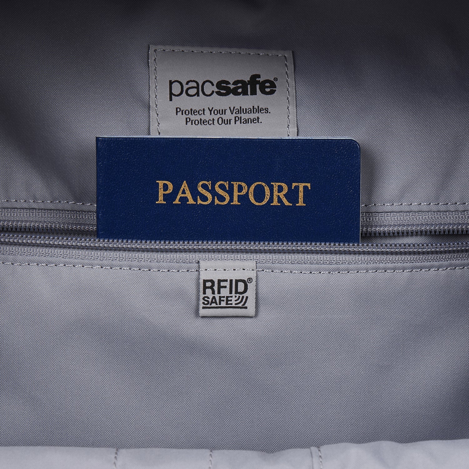 Pacsafe Backpacks Serenity Blue Pacsafe W 10L Anti-Theft Backpack - Serenity Blue