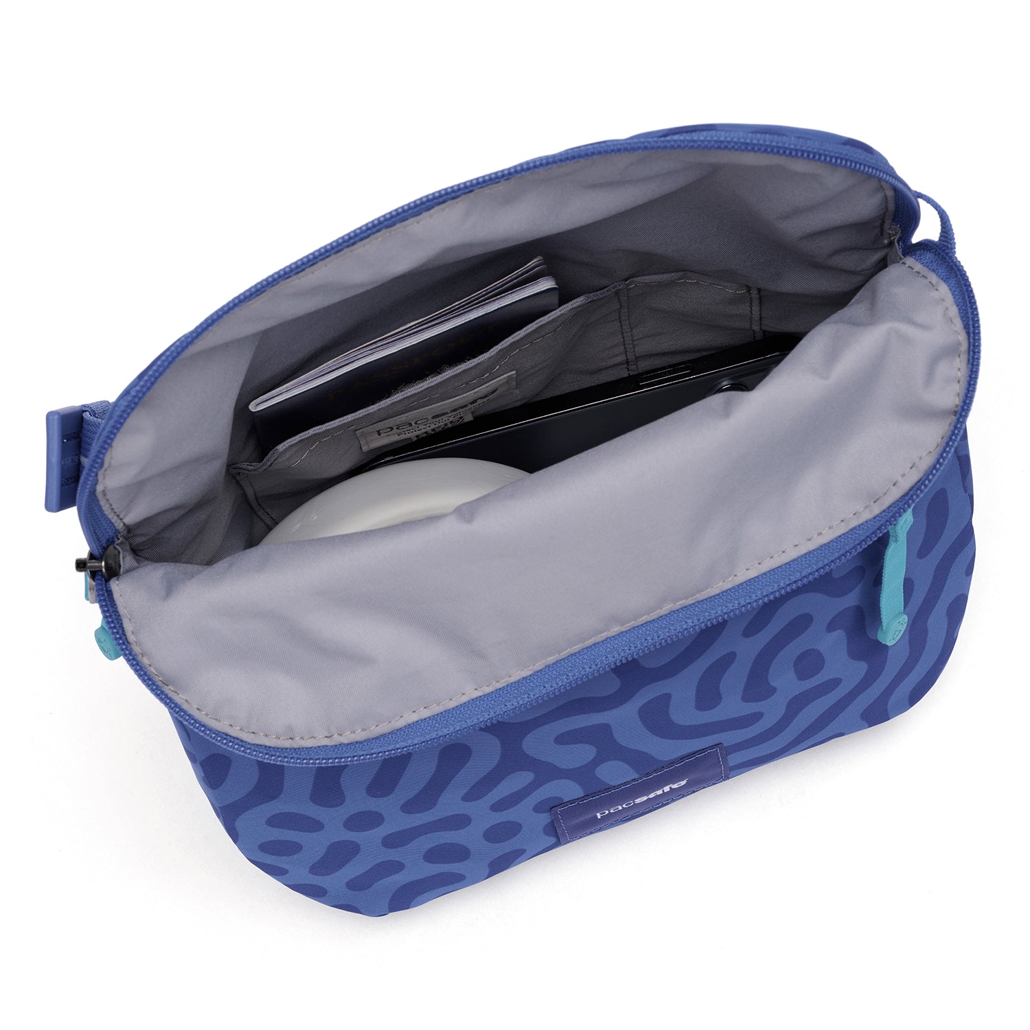 Pacsafe Cross-Body Bag Cerulean Blue Pacsafe GO Anti-Theft Saddle Crossbody - Cerulean Blue