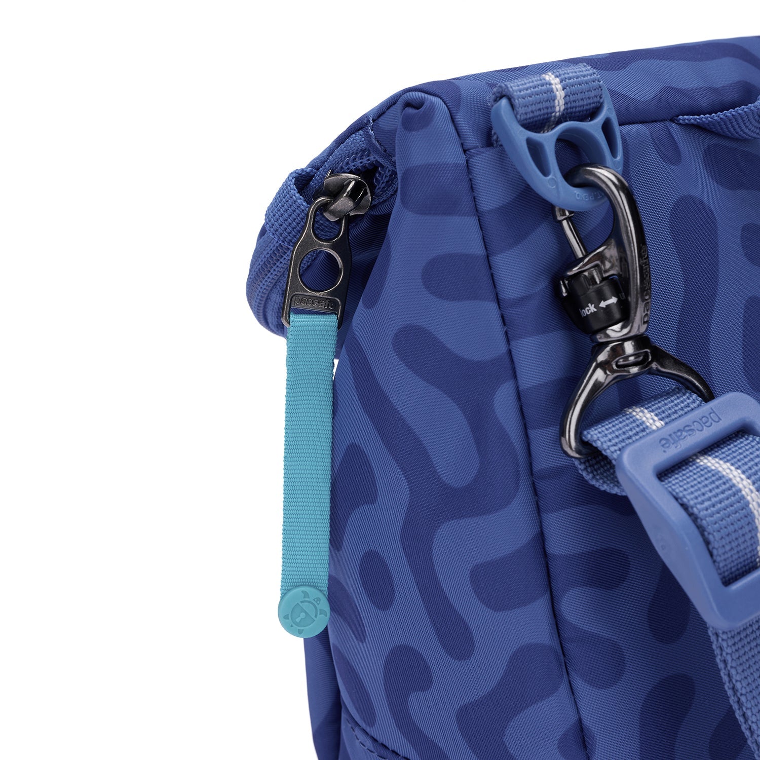 Pacsafe Cross-Body Bag Cerulean Blue Pacsafe GO Anti-Theft Saddle Crossbody - Cerulean Blue