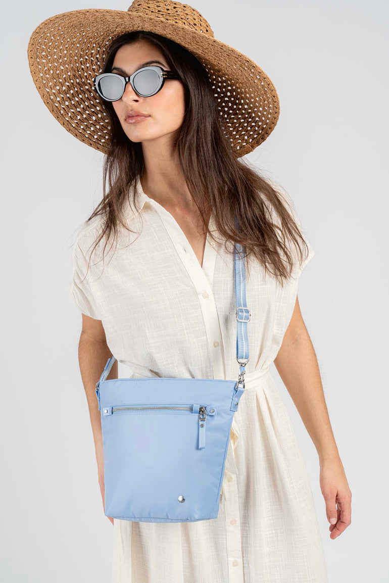 Pacsafe Cross-Body Bag Serenity Blue Pacsafe W Anti-Theft Crossbody Bag - Serenity Blue