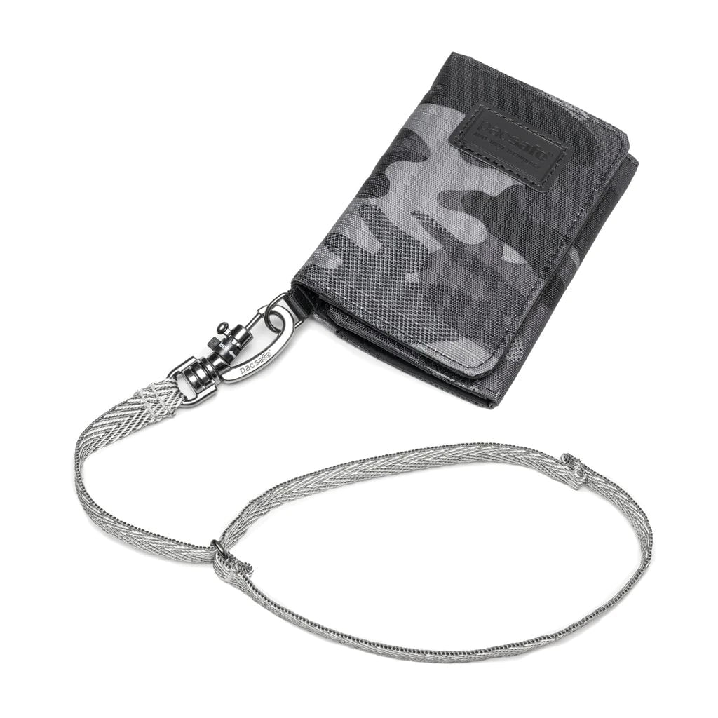 Pacsafe Strap Grey Pacsafe Cut Resistant Wallet Strap