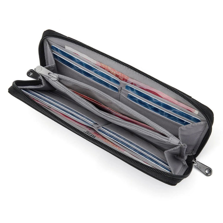 Pacsafe Wallets Jet Black Pacsafe RFIDsafe™ RFID Blocking Continental Wallet